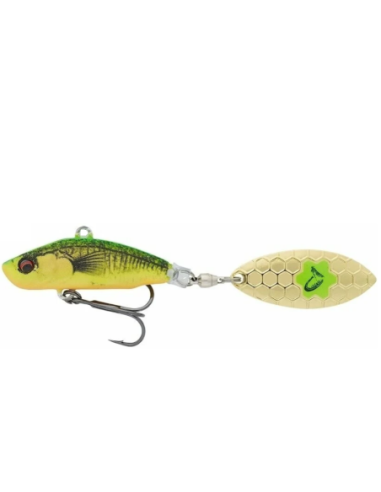 Spinnertail Savage Gear 3D Sticklebait Tail Spin, Sinking, Culoare SF, 8cm, 18g