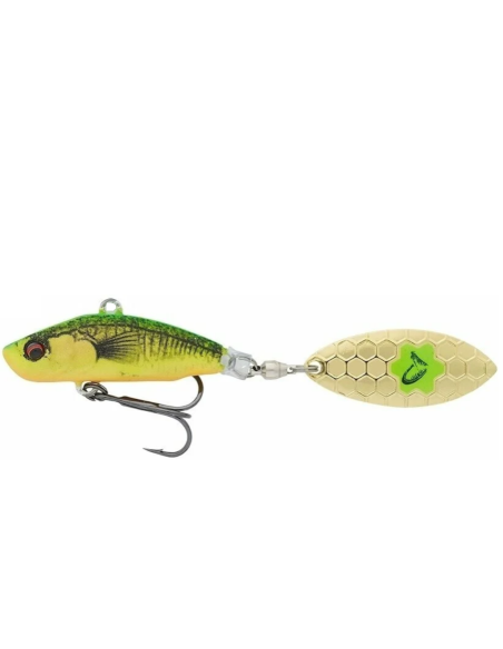 Spinnertail Savage Gear 3D Sticklebait Tail Spin, Sinking, Culoare SF, 8cm, 18g