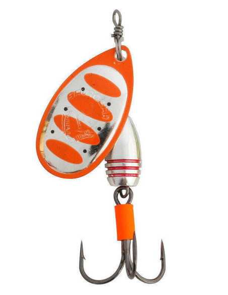 Lingurita Rotativa Savage Gear Rotex, Fluo Orange Silver, Nr. 3, 8g