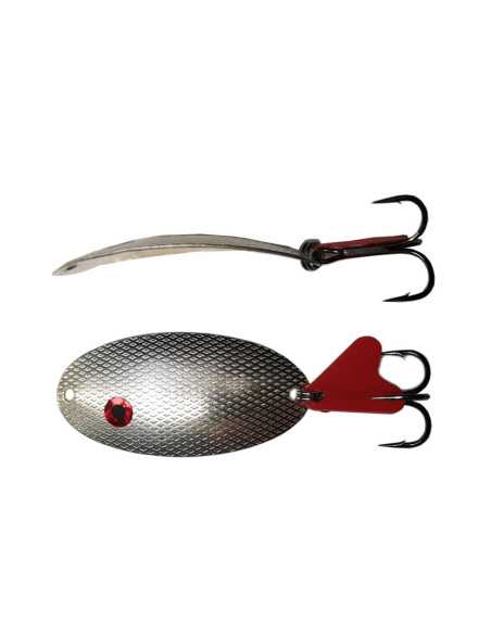 Lingurita Oscilanta Berti Tzack 2, Argintata, Patrate, 9g Lingurita Oscilanta Berti Tzack 2, Argintata, Patrate, 9g