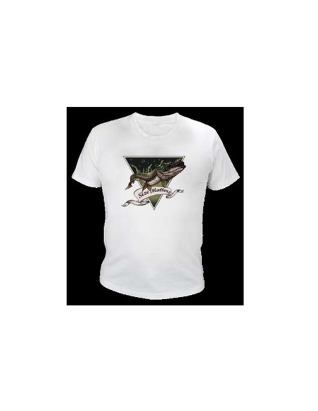 Tricou Okuma T-Shirt Pike White Tricou Okuma T-Shirt Pike White
