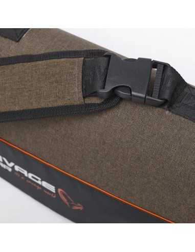 Husa Semirigida Savage Gear Twin, 2 Lansete + 2 Mulinete, 140cm