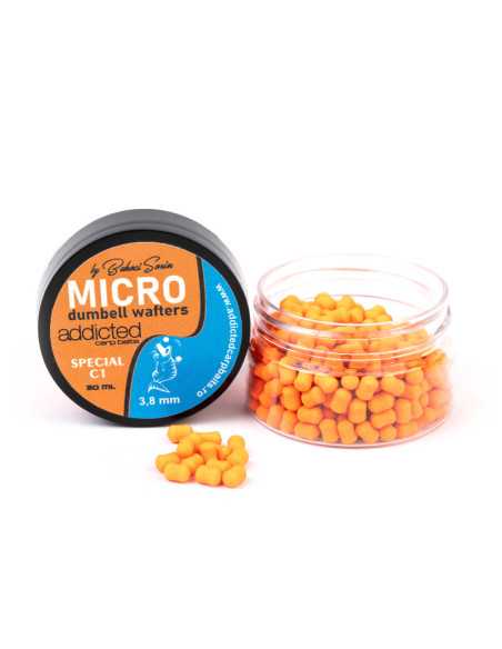 Wafters Micro Addicted Carp Baits, Special C1, 3.8mm, 30ml Wafters Micro Addicted Carp Baits, Special C1, 3.8mm, 30ml