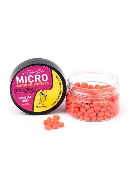 Wafters Micro Addicted Carp Baits, Special Red, 3.8mm, 30ml