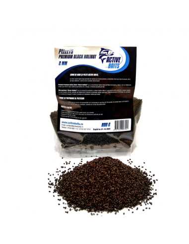 Pelete Premium Active Baits, Black Halibut, 2mm, 800gr