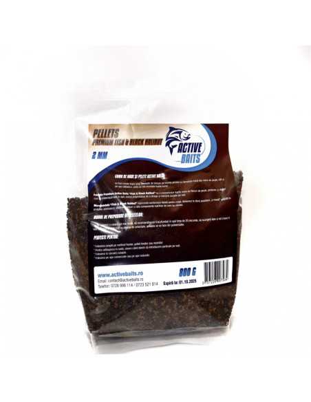 Pelete Premium Active Baits, Fish & Black Halibut, 2mm, 800gr Pelete Premium Active Baits, Fish & Black Halibut, 2mm, 800gr