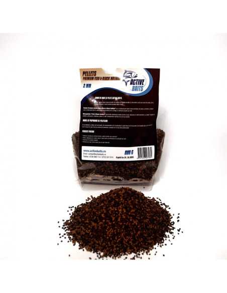 Pelete Premium Active Baits, Fish & Black Halibut, 2mm, 800gr Pelete Premium Active Baits, Fish & Black Halibut, 2mm, 800gr