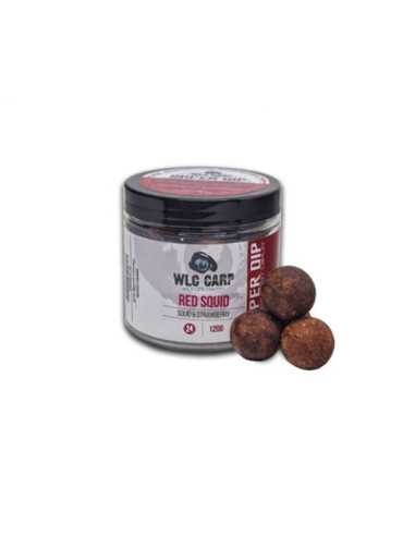 Boilies WLC Carp Super Dip Red Squid, Squid-Capsuna, 120g