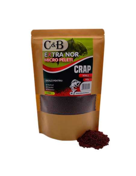 Pelete C&B Extra NOR, Krill, 2mm, 1kg Pelete C&B Extra NOR, Krill, 2mm, 1kg