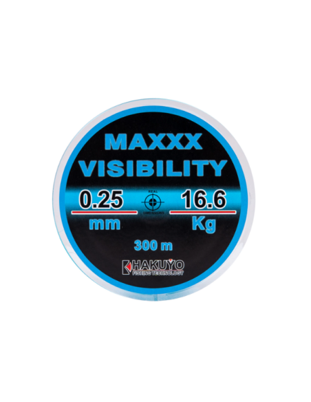 Fir Monofilament Hakuyo Maxxx Visibility Blue, 300m