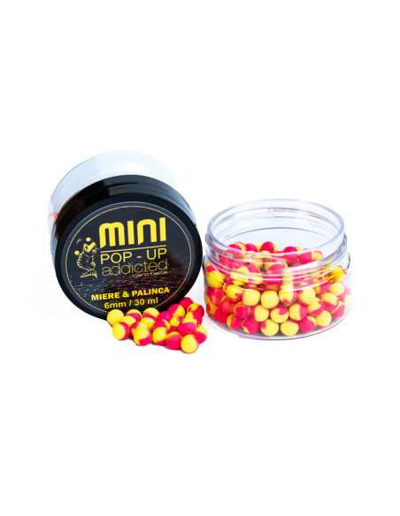 Pop Up Mini Addicted Carp Baits, Miere & Palinca, 6mm, 30ml Pop Up Mini Addicted Carp Baits, Miere & Palinca, 6mm, 30ml