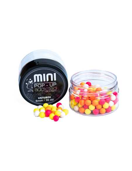 Pop Up Mini Addicted Carp Baits, Usturoi, 6mm, 30ml Pop Up Mini Addicted Carp Baits, Usturoi, 6mm, 30ml