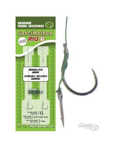 Montura cu spin Haldorado SpeciMethod Braid, Spin 10mm, Carlig Barbless, 2buc/plic