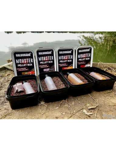 Pelete Haldorado Monster Pellet Box, Hot Mango, 400g