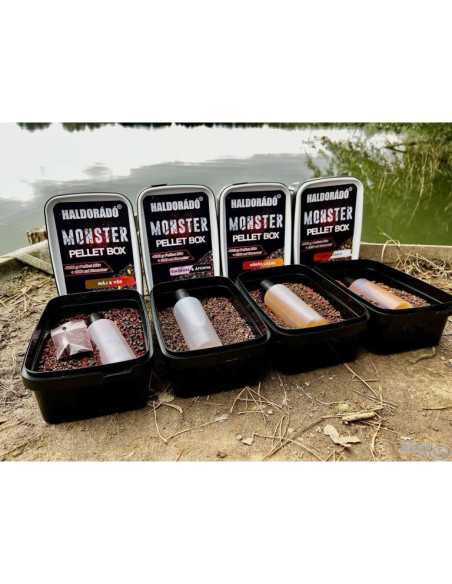 Pelete Haldorado Monster Pellet Box, Somon Rosu, 400g