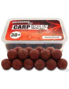 Boilies Haldorado Carp Boilie Long Life 30+, Ficat Rosu Condimentat, 30mm, 400g