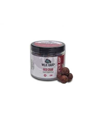 Boilies WLC Carp Super Dip, Red Crab, 16mm, 120g