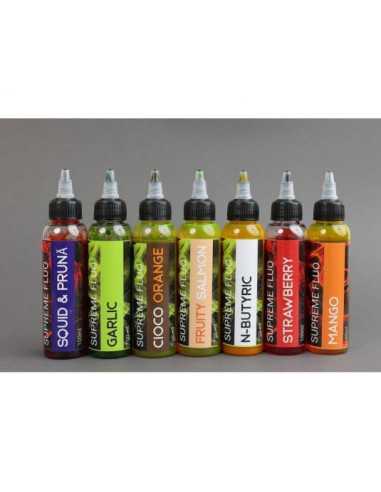 Aditiv lichid 2.20 Baits Supreme Fluo, Squid-Pruna, 100ml