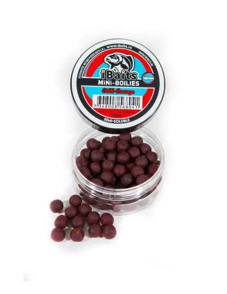 Boilies iBaits Mini Semi-Solubil Chilli Sausage New, 10mm, 50ml
