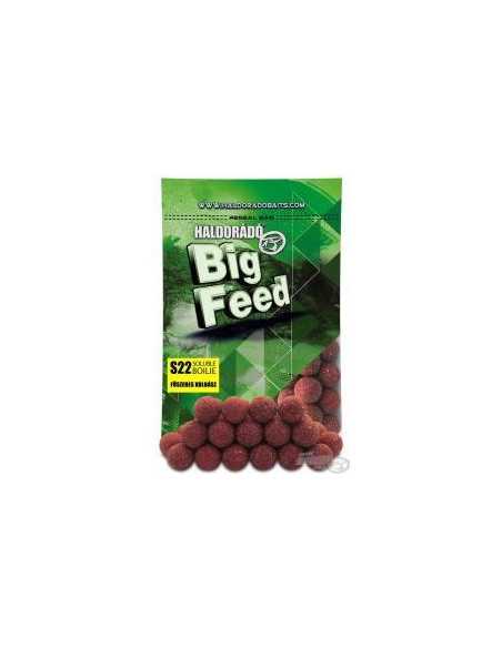 Boilies Haldorado Big Feed S22 Boilies Solubile, Carnati Condimentati, 22mm, 800g