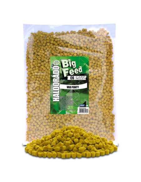 Pelete Haldorado Big Feed C6 Pellet, Crap Salbatic, 6mm, 2.5kg