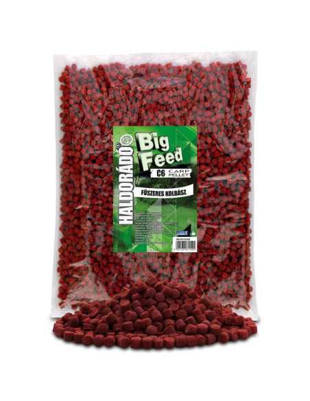 Pelete Haldorado Big Feed C6 Pellet, Carnati Condimentati, 6mm, 2.5kg Pelete Haldorado Big Feed C6 Pellet, Carnati Condimentati, 6mm, 2.5kg