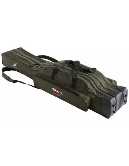 Husa Mikado Green Cu Baza Intarita, 3 Compartimente, 140cm