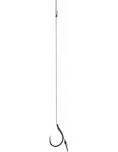 Montura Mikado Rig Spike, Carlig fara barbeta Nr12, Fir textil 0.12mm, 10m, 8buc/plic