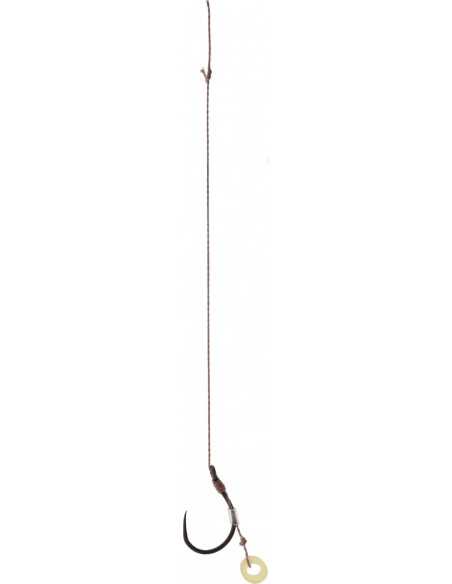 Montura Mikado Rig Band, Carlig fara barbeta Nr12, Fir textil 0.12mm, 10m, 8buc/plic