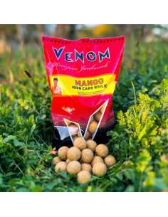 Boilies Feedermania Venom High Carb Boilie, Mango, 20mm, 900g