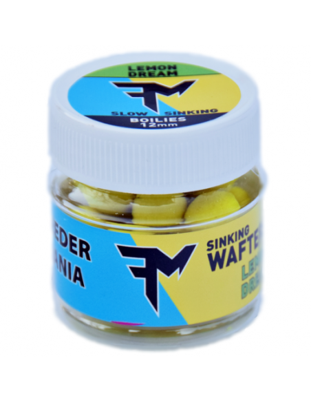 Wafters Feedermania Boilies Sinking Wafters, Lemon Dream, 12mm, 15gr Wafters Feedermania Boilies Sinking Wafters, Lemon Dream, 12mm, 15gr