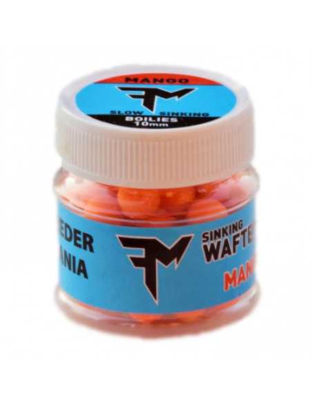 Wafters Feedermania Boilies Sinking Wafters, Mango, 10mm, 25gr Wafters Feedermania Boilies Sinking Wafters, Mango, 10mm, 25gr