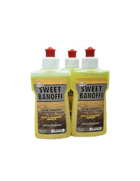 Atractant lichid Dynamite Baits, Sweet Banoffi Liquid, 250ml