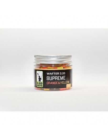 Wafter 2.20 Baits Supreme, Orange & Yellow, 4mm, 50ml Wafter 2.20 Baits Supreme, Orange & Yellow, 4mm, 50ml
