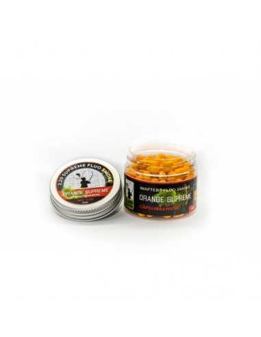 Wafter 2.20 Baits Fluo Smoke, Capsuna & Miere, 6mm, 50ml