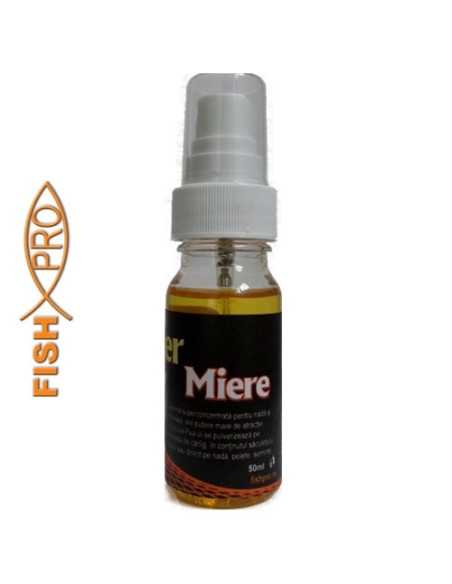 Aroma Concentrata Fish Pro Power Bait Spray, Miere, 50ml Aroma Concentrata Fish Pro Power Bait Spray, Miere, 50ml