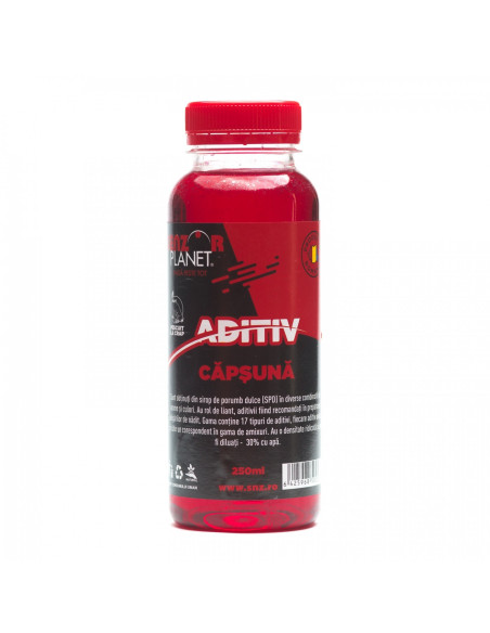 Aditiv Lichid Senzor Planet, Capsuna, 250ml Aditiv Lichid Senzor Planet, Capsuna, 250ml