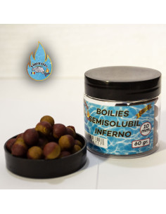 Boilies FireBaits Semisolubil, Inferno, 10mm, 60gr