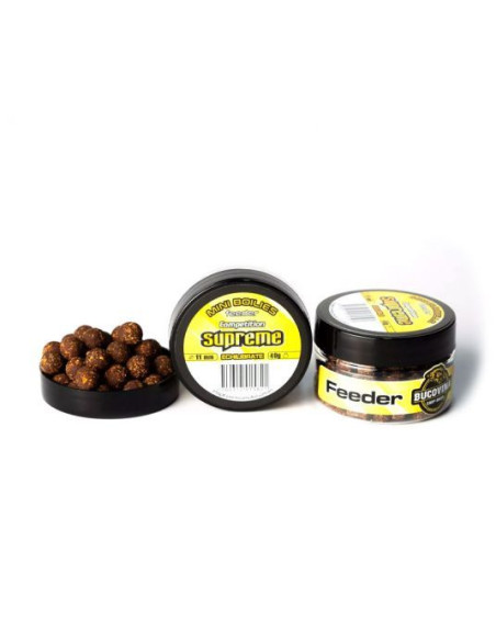 Boilies Bucovina Baits critic echilibrat, Competition Supreme Mini, 11mm, 40gr Boilies Bucovina Baits critic echilibrat, Competition Supreme Mini, 11mm, 40gr