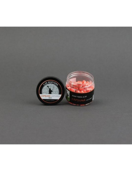 Wafters 2.20 Baits, Capsuna-Usturoi, 6mm, 50ml Wafters 2.20 Baits, Capsuna-Usturoi, 6mm, 50ml