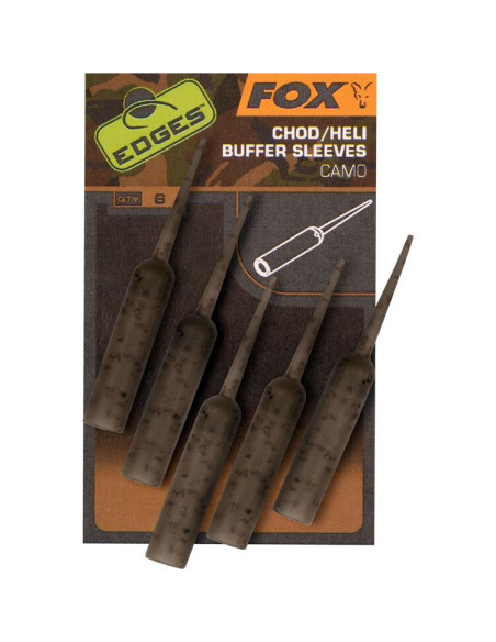 Mansoane FOX Chod/Heli Buffer Sleeves Camo, 6buc/plic Mansoane FOX Chod/Heli Buffer Sleeves Camo, 6buc/plic