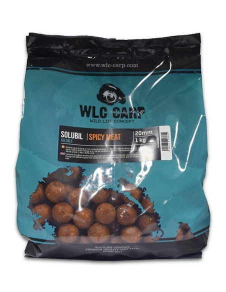 Boilies Solubil WLC Carp, Spicy Meat, 20mm, 1kg Boilies Solubil WLC Carp, Spicy Meat, 20mm, 1kg
