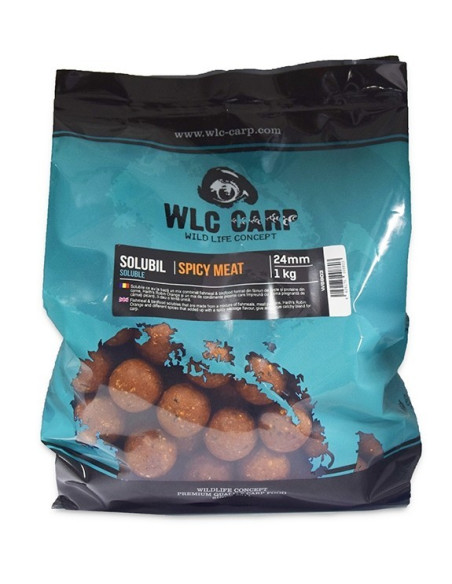 Boilies Solubil WLC Carp, Spicy Meat, 24mm, 1kg Boilies Solubil WLC Carp, Spicy Meat, 24mm, 1kg