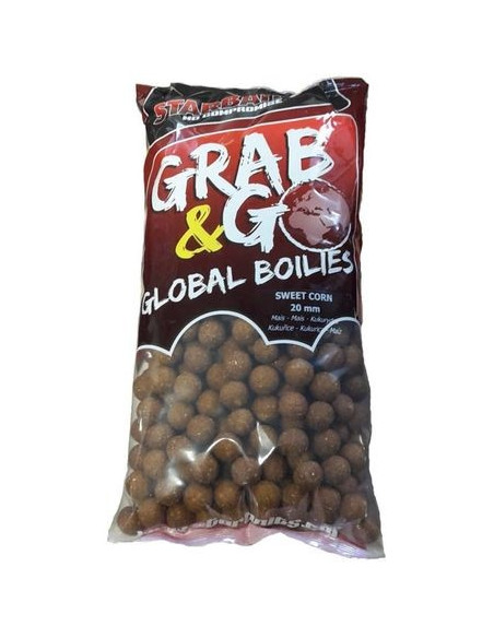 Boilies Starbaits G&G Global, Sweet Corn, 20mm, 1kg