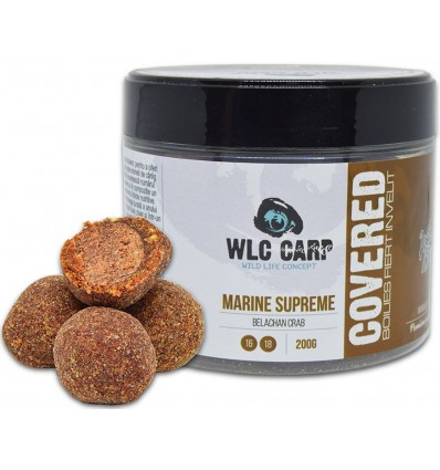 Boilies Fiert De Carlig Cu Invelis Solubil Wlc Carp Covered 16/18mm 200g