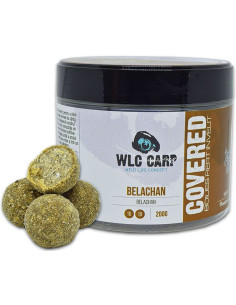 Boilies Fiert De Carlig Cu Invelis Solubil WLC Carp Covered, Belachan, 16/18mm, 200g