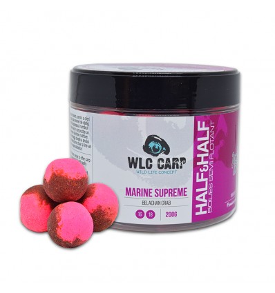 Boilies de carlig WLC Carp Half-Half Wafters 16-18mm 200g