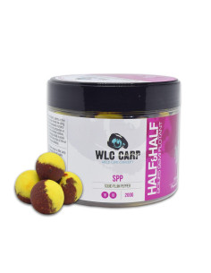 Boilies de carlig WLC Carp Half-Half Wafters, SPP, 16-18mm, 200g