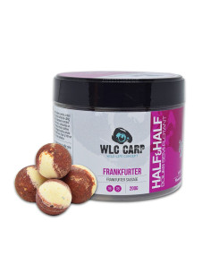 Boilies de carlig WLC Carp Half-Half Wafters, Frankfurter, 16-18mm, 200g