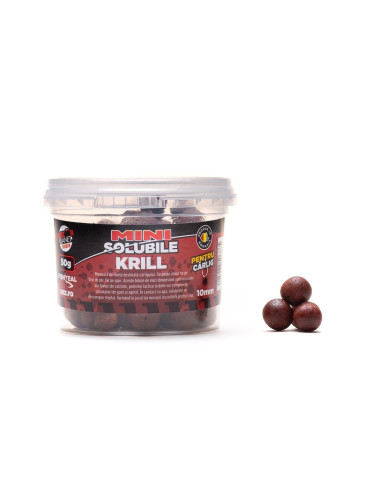 Boilies Minisolubile Feeder Pentru Carlig Senzor, Krill, 10mm, 50g